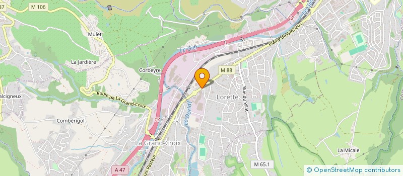 localisation de l'entreprise MADAME AICHA NAJI  LORETTE