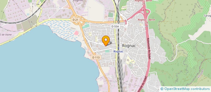 localisation de l'entreprise MADAME AICHA OUATTARA à ROGNAC