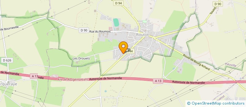 localisation de l'entreprise MADAME AICHA OUCHEN  ROUTOT