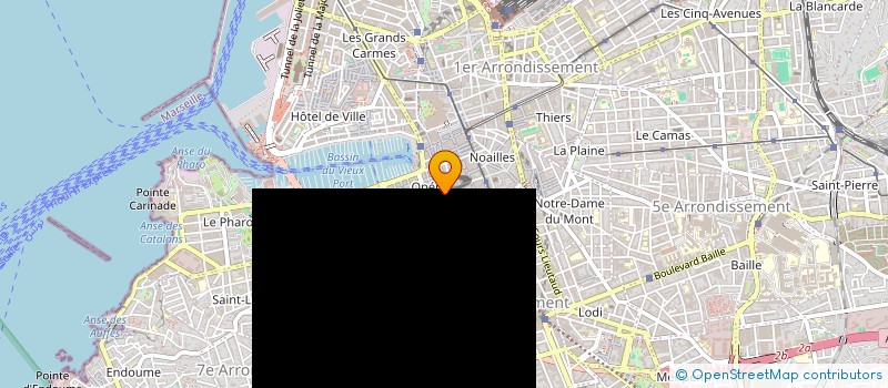 localisation de l'entreprise MADAME AICHA REZOUK à MARSEILLE