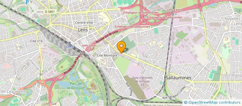 localisation de l'entreprise MADAME AICHA SAAD-SAOUD  SALLAUMINES