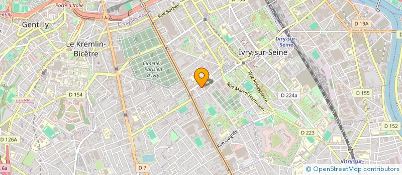 localisation de l'entreprise MADAME AICHA SANGARE à IVRY-SUR-SEINE
