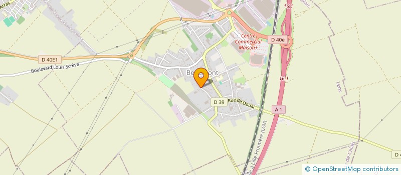 localisation de l'entreprise MADAME AICHA SMAILI à HENIN-BEAUMONT