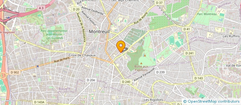 localisation de l'entreprise MADAME AICHA SOUMAH à MONTREUIL