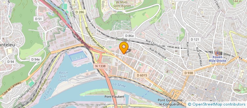 localisation de l'entreprise MADAME AICHA SY à ROUEN