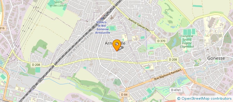 localisation de l'entreprise MADAME AICHA TOUZANI  ARNOUVILLE