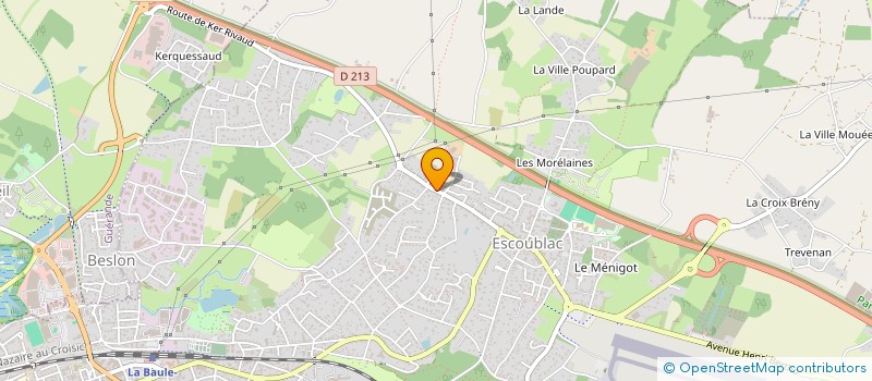 localisation de l'entreprise MADAME AICHA YCKRELEF à LA BAULE-ESCOUBLAC