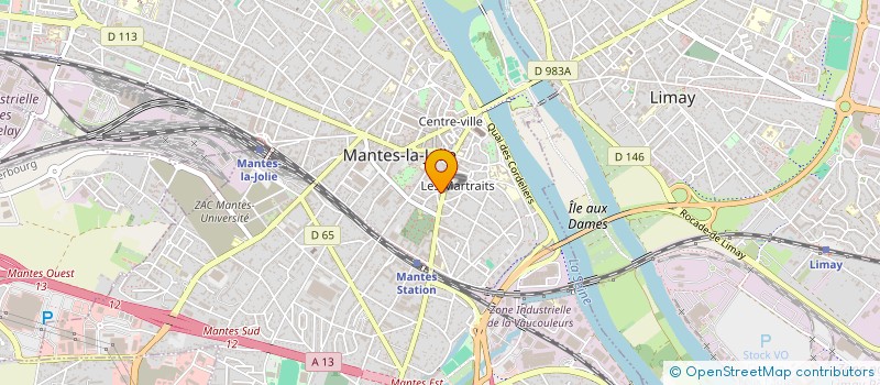 localisation de l'entreprise MADAME AICHA YODJOU à MANTES-LA-JOLIE