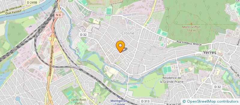 localisation de l'entreprise MADAME AICHA ZENIKERI  CROSNE