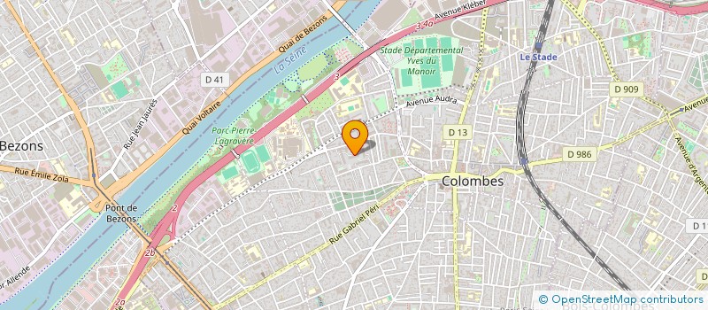 localisation de l'entreprise MADAME AICHA ZERAMDINI à COLOMBES