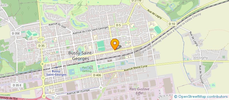 localisation de l'entreprise MADAME AICHA ZRIG  BUSSY-SAINT-GEORGES