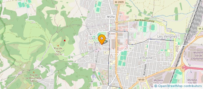 localisation de l'entreprise MADAME AICHAT BOUSSAROU  CLERMONT FERRAND