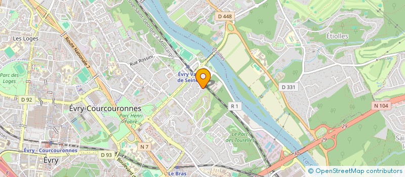 localisation de l'entreprise MADAME AICHATA KEITA  EVRY-COURCOURONNES