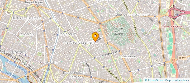 localisation de l'entreprise MADAME AICHATOU DIOP  PARIS