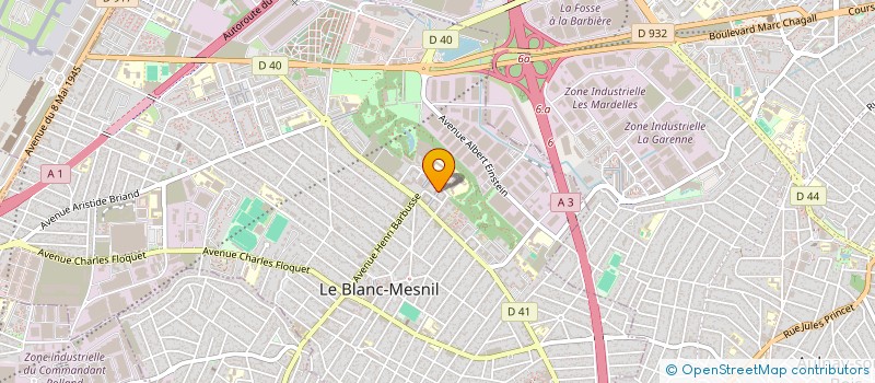 localisation de l'entreprise MADAME AICHE TRAORE à LE BLANC-MESNIL