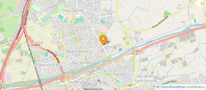 localisation de l'entreprise MADAME AICHOUCH BOUTABOUT  PERPIGNAN