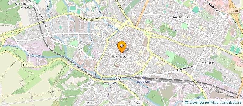 localisation de l'entreprise MADAME AICUN LI  BEAUVAIS