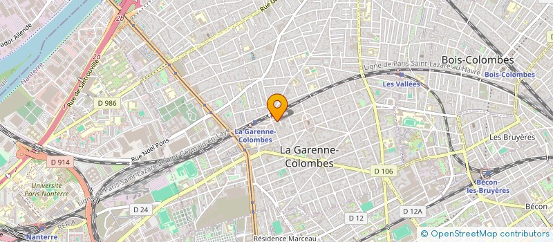 localisation de l'entreprise MADAME AIDA ABROUK EL ALAMI  LA GARENNE-COLOMBES