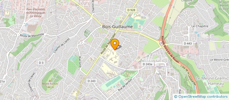 localisation de l'entreprise MADAME AIDA AMIRKHANOVA à BOIS-GUILLAUME