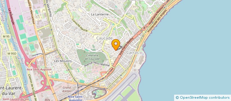 localisation de l'entreprise MADAME AIDA AMRI  NICE