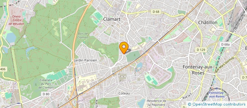 localisation de l'entreprise MADAME AIDA BARRIOS CACERES à CLAMART