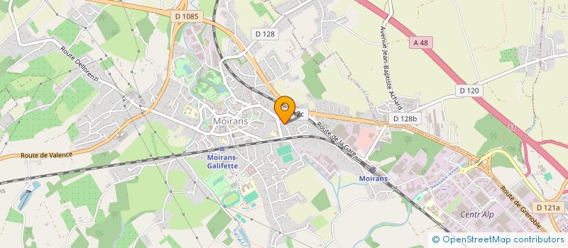 localisation de l'entreprise MADAME AIDA BENDJELLIA à MOIRANS