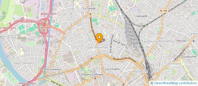 localisation de l'entreprise MADAME AIDA BRUCI à TOULOUSE