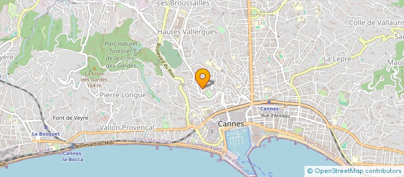 localisation de l'entreprise MADAME AIDA DIOP à CANNES