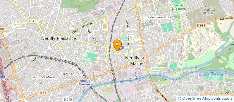 localisation de l'entreprise MADAME AIDA EL BAHRI à NEUILLY-SUR-MARNE
