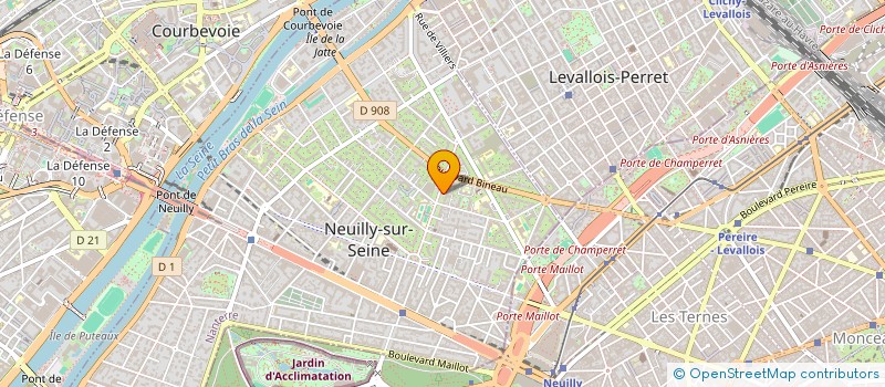 localisation de l'entreprise MADAME AIDA FILALI à NEUILLY-SUR-SEINE