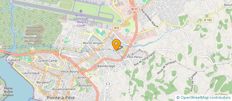 localisation de l'entreprise MADAME AIDA GARRAUD  LES ABYMES