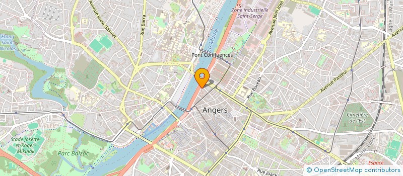 localisation de l'entreprise MADAME AIDA GUEYE à ANGERS