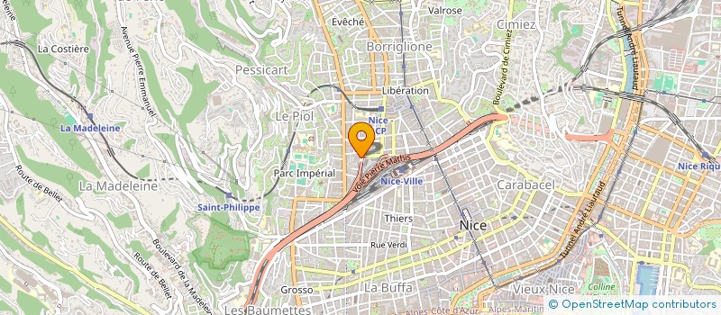 localisation de l'entreprise MADAME AIDA HAKIMI  NICE