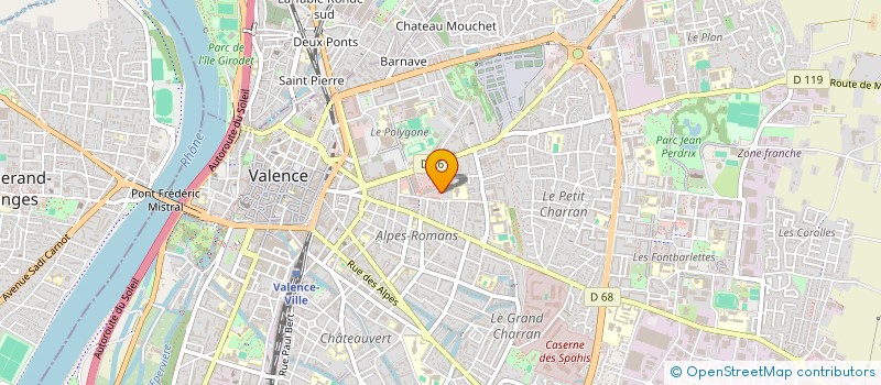 localisation de l'entreprise MADAME AIDA HARUTYUNYAN  VALENCE