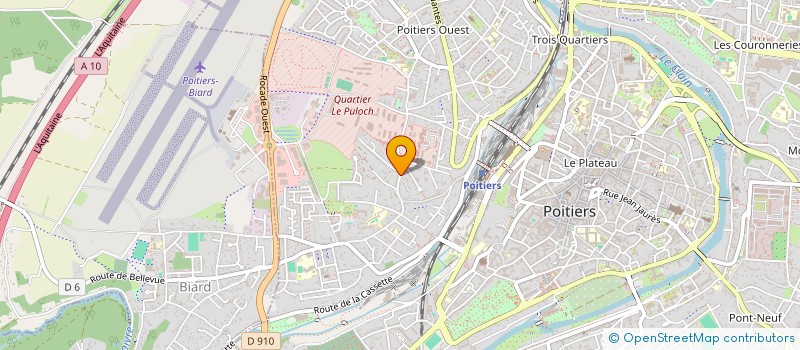 localisation de l'entreprise MADAME AIDA HASANAJ à POITIERS