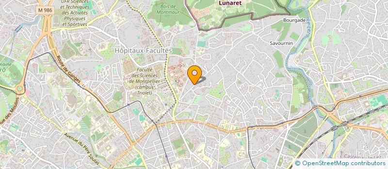 localisation de l'entreprise MADAME AIDA HOUHOU à MONTPELLIER