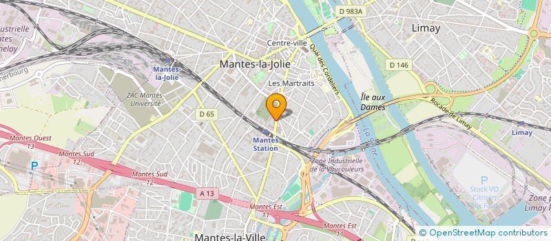 localisation de l'entreprise MADAME AIDA KEITA  MANTES-LA-JOLIE