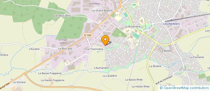 localisation de l'entreprise MADAME AIDA KHALDI  LES HERBIERS