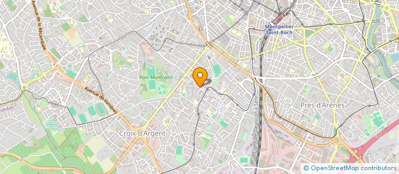 localisation de l'entreprise MADAME AIDA LAKEHAL  MONTPELLIER