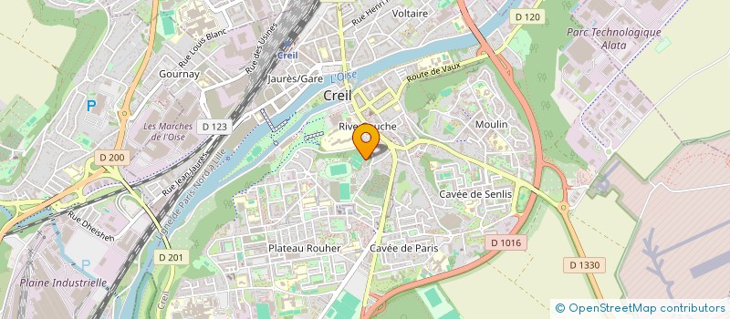 localisation de l'entreprise MADAME AIDA LO  CREIL