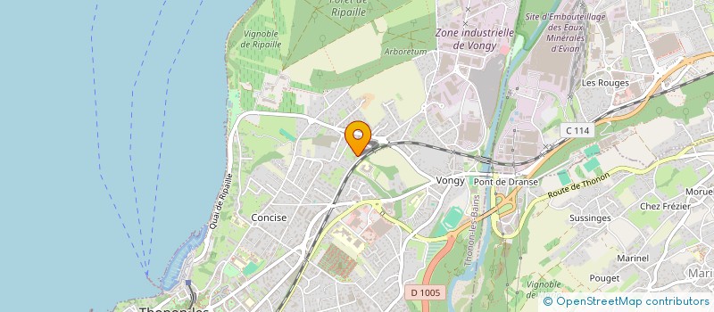 localisation de l'entreprise MADAME AIDA M'BAREK à THONON-LES-BAINS