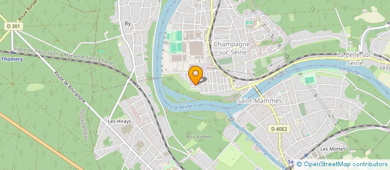 localisation de l'entreprise MADAME AIDA MBOUP  CHAMPAGNE-SUR-SEINE