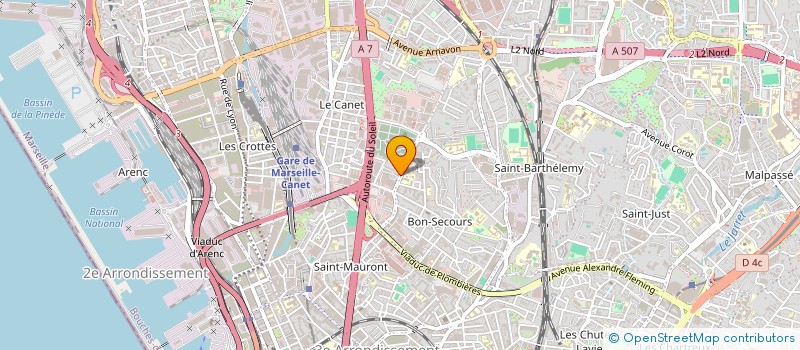 localisation de l'entreprise MADAME AIDA MEBKHOUT à MARSEILLE