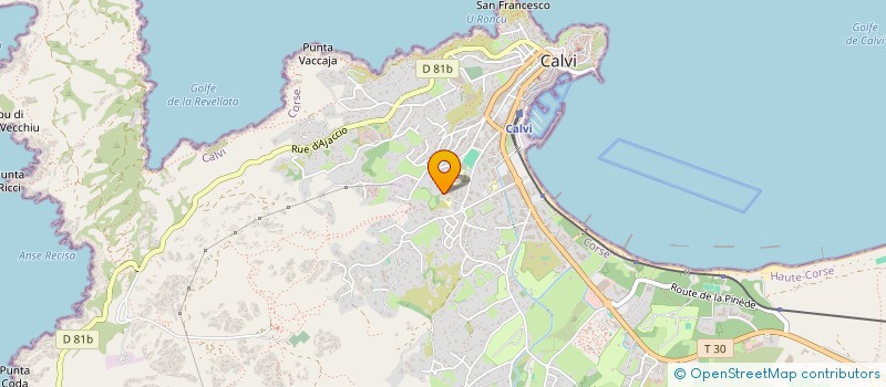 localisation de l'entreprise MADAME AIDA OURABI à CALVI