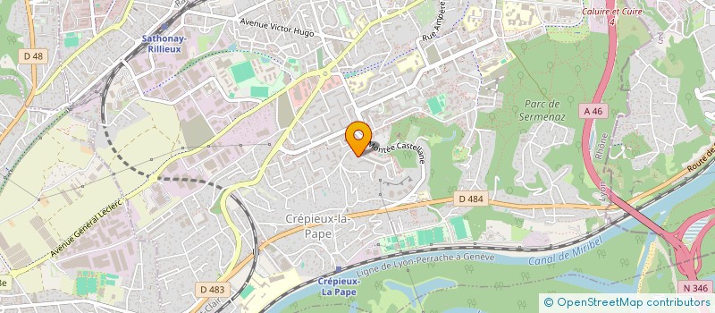 localisation de l'entreprise MADAME AIDA SAHAKYAN  RILLIEUX-LA-PAPE