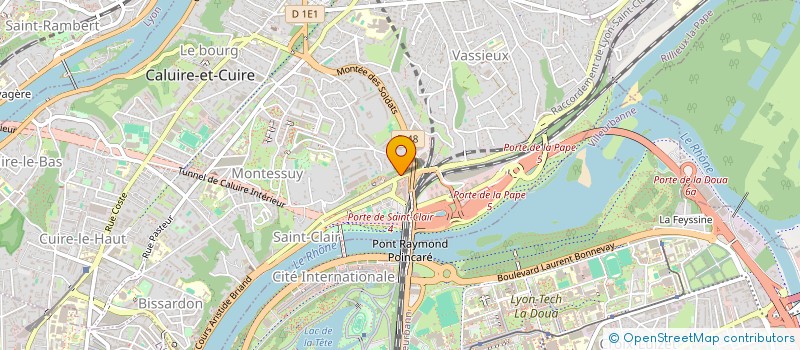 localisation de l'entreprise MADAME AIDA SEDGHI SABET  CALUIRE-ET-CUIRE