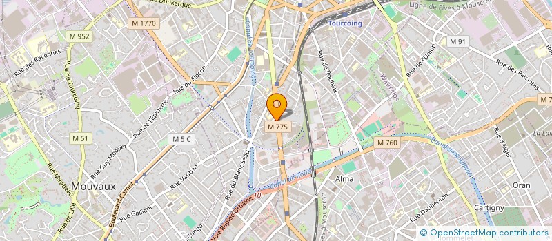 localisation de l'entreprise MADAME AIDA SOARES GAMEIRO  TOURCOING