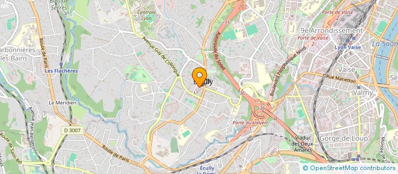 localisation de l'entreprise MADAME AIDA TAZI  ECULLY