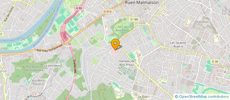 localisation de l'entreprise MADAME AIDA TROSTINA à RUEIL-MALMAISON