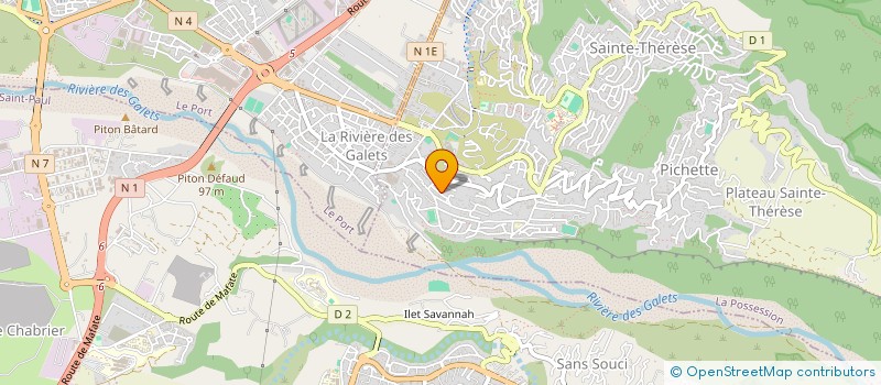 localisation de l'entreprise MADAME AIDEE SEVAYE à LA POSSESSION